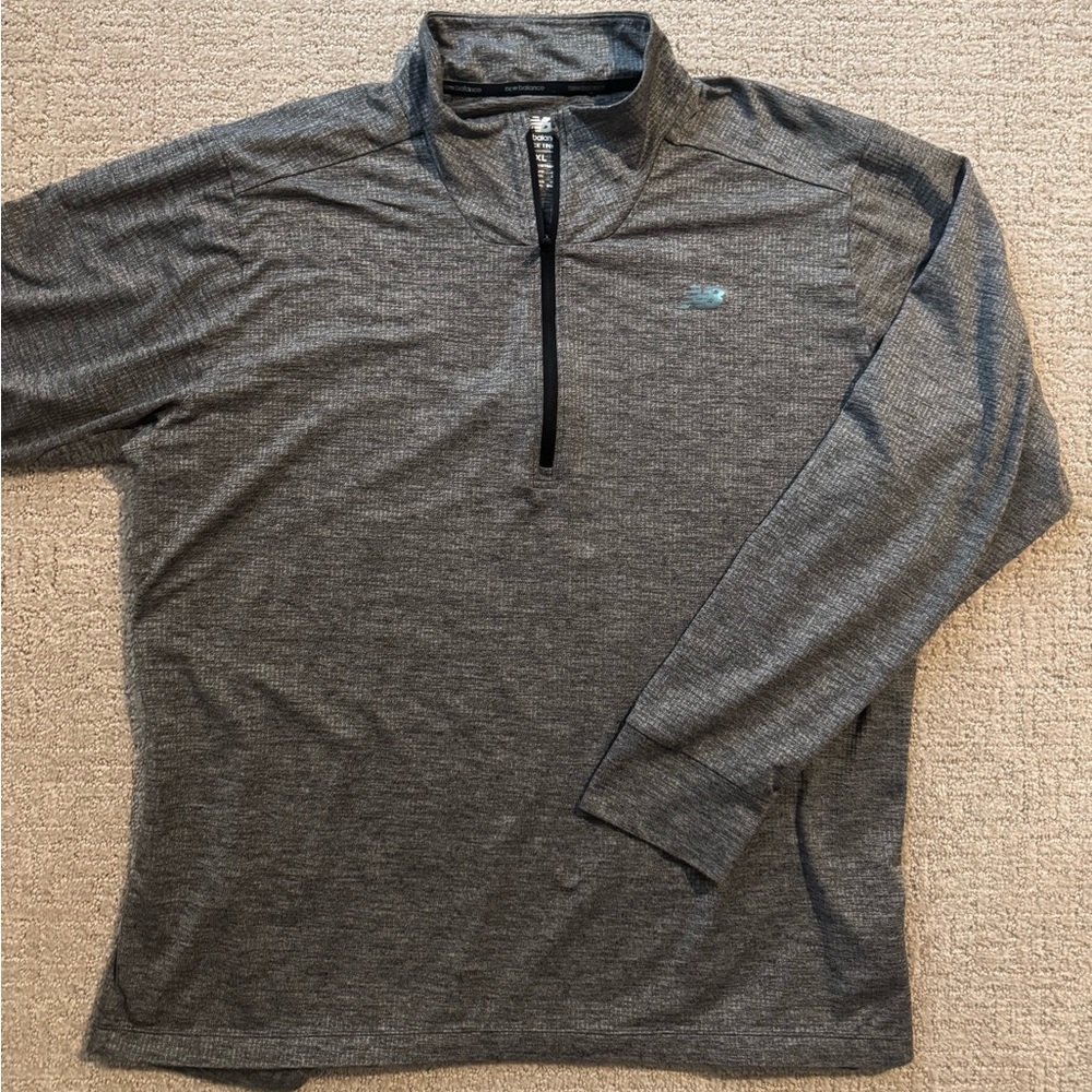 Gray Quarter-Zip Pullover - image 1